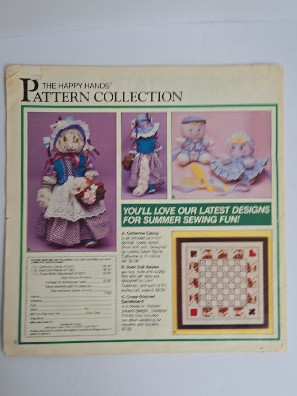 Needle & Thread Magazine May June 1985 Complete Patterns - Picture 14 of 15